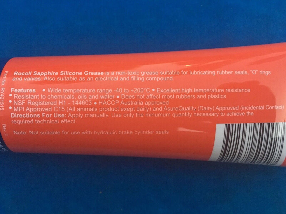 Thumbnail: ROCOL Sapphire Silicone Grease 120 grams (Suits STIHL AV Rubbers etc) # RY421515