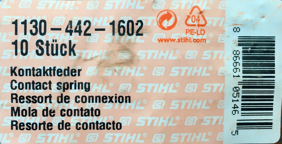 Thumbnail: STIHL Genuine Earth Spring Clip 064 066 MS660  # 1130 442 1602