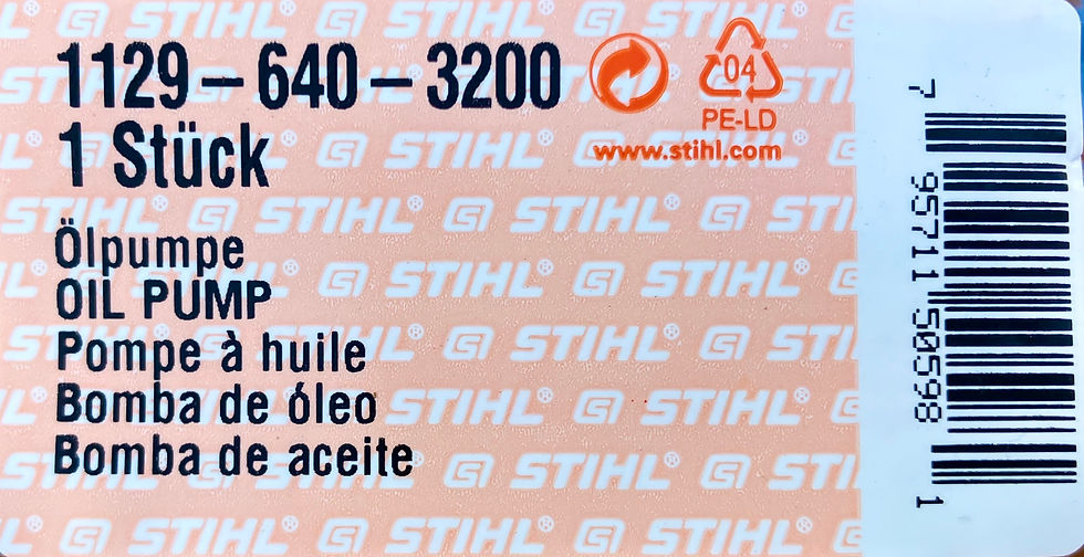 Thumbnail: STIHL Genuine 020, 020T, MS200, MS200T Oil Pump  # 1129 640 3200