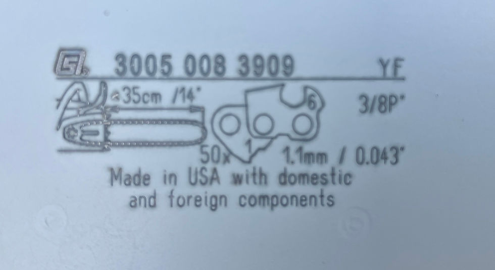 Thumbnail: STIHL 14 inch ROLLOMATIC E MINI 3/8P x .043" Small Mount (SM) Bar #3005 000 3909