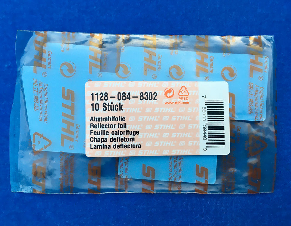 Thumbnail: STIHL Genuine Heat Reflecting Foil (for under mufflers etc)  # 1128 084 8302