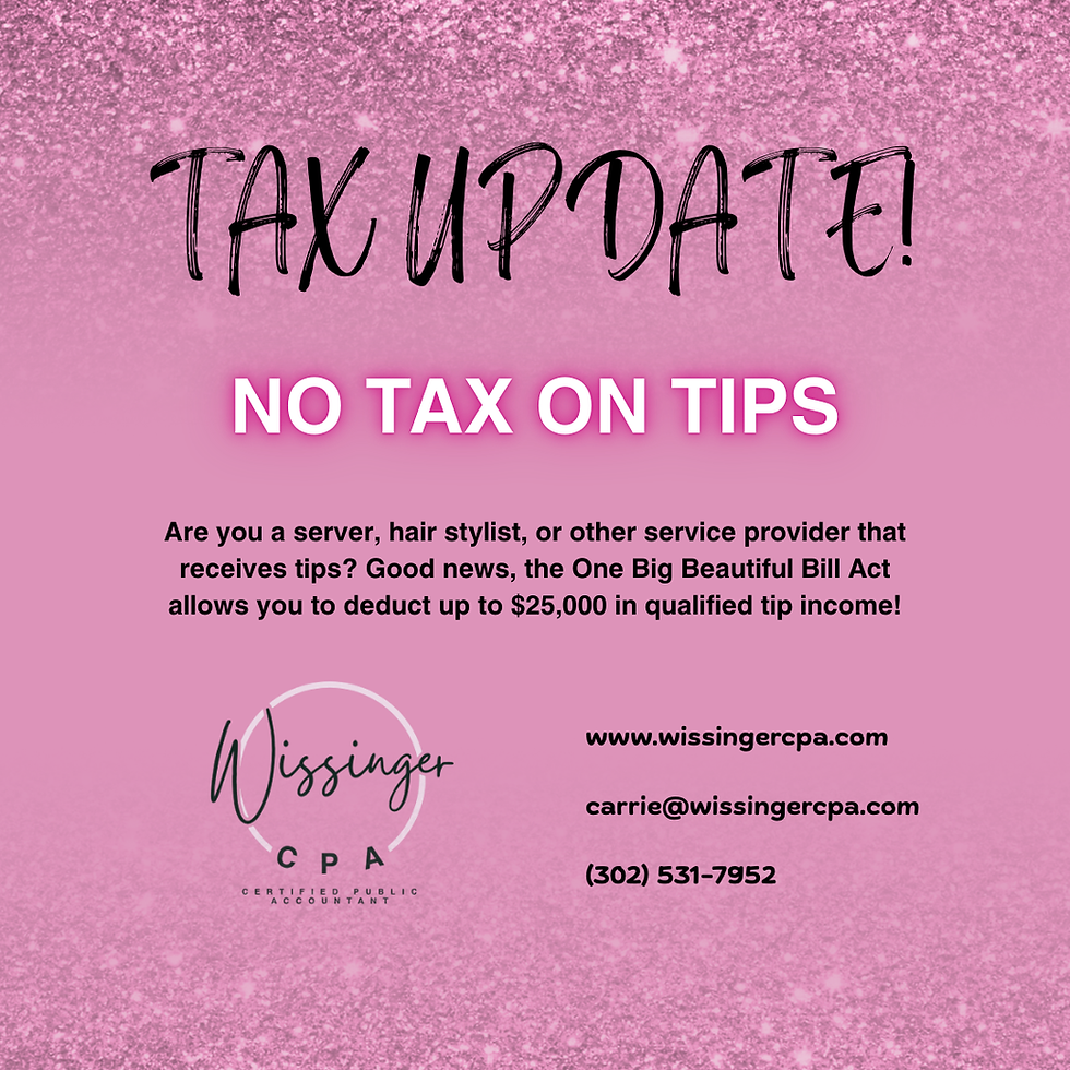 No Tax on Tips