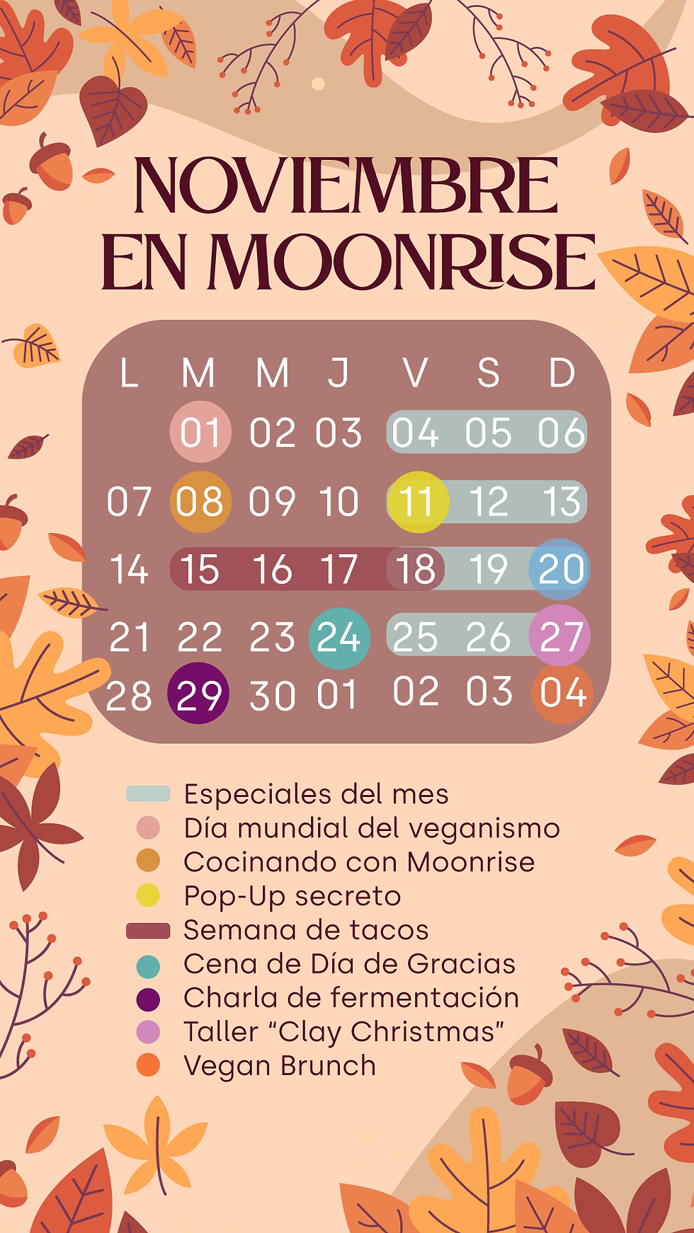Actividades de Noviembre