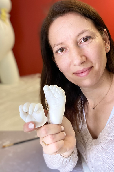 Aletier Magali handje en voetje bodycasting