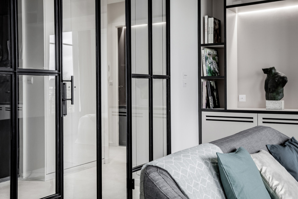 Détail de menuiserie intérieure sur mesure