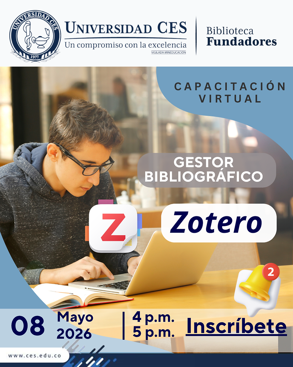 Gestor Bibliográfico: Zotero. CES