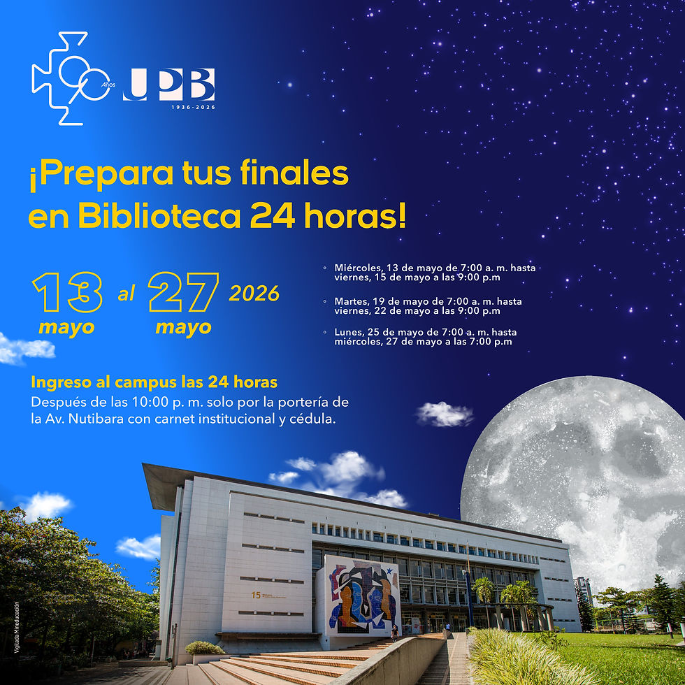 Biblioteca 24 Horas. UPB