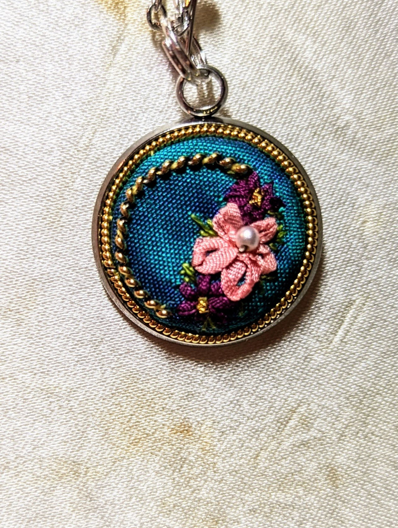 Embroidered Necklaces