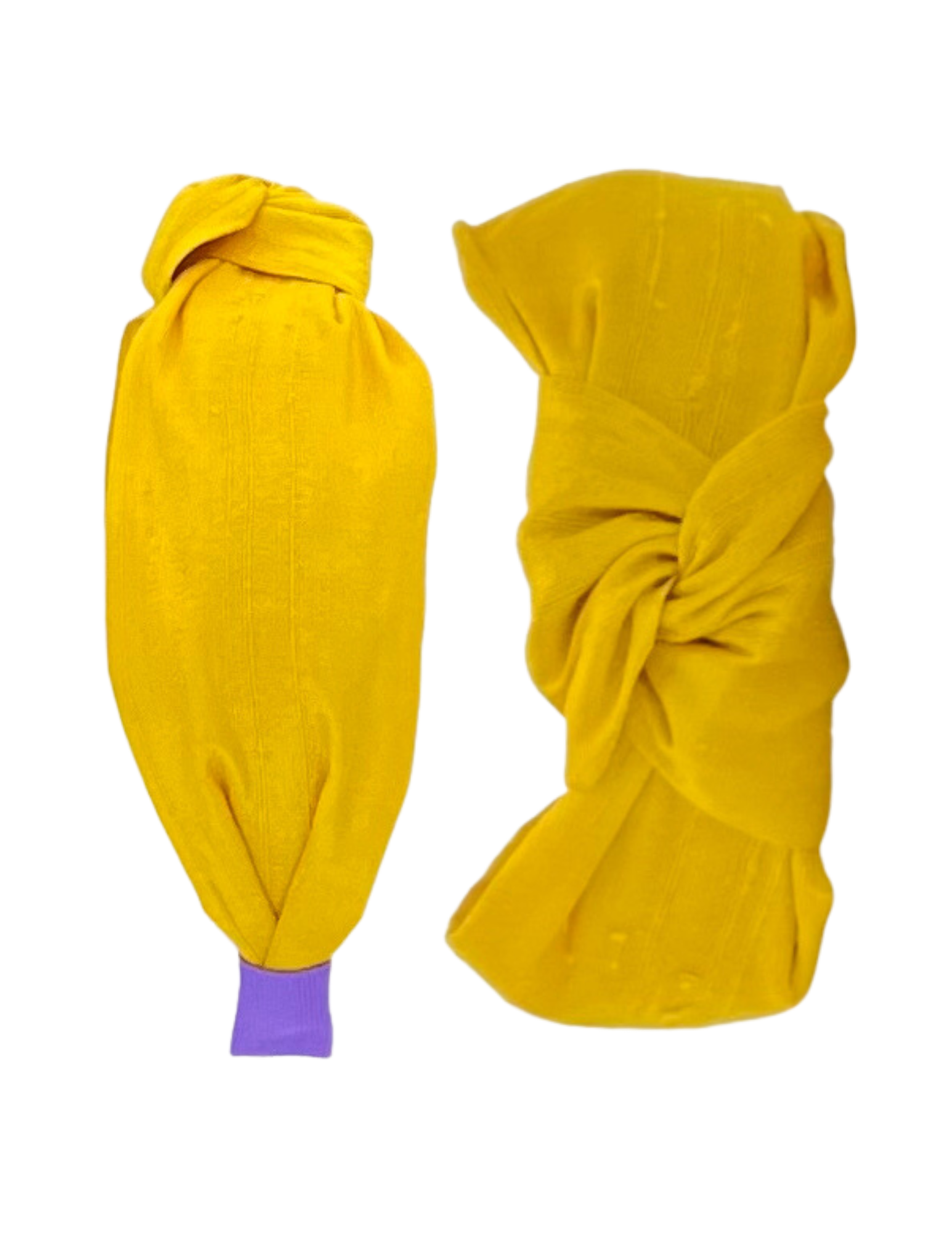 Marigold Dupioni Silk Knot Headband