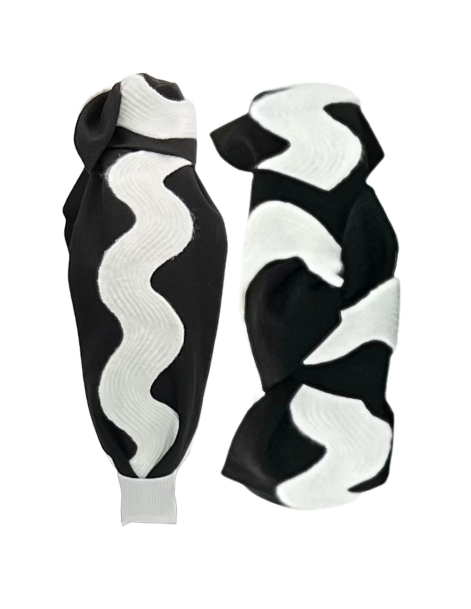 White Ric Rac on Black