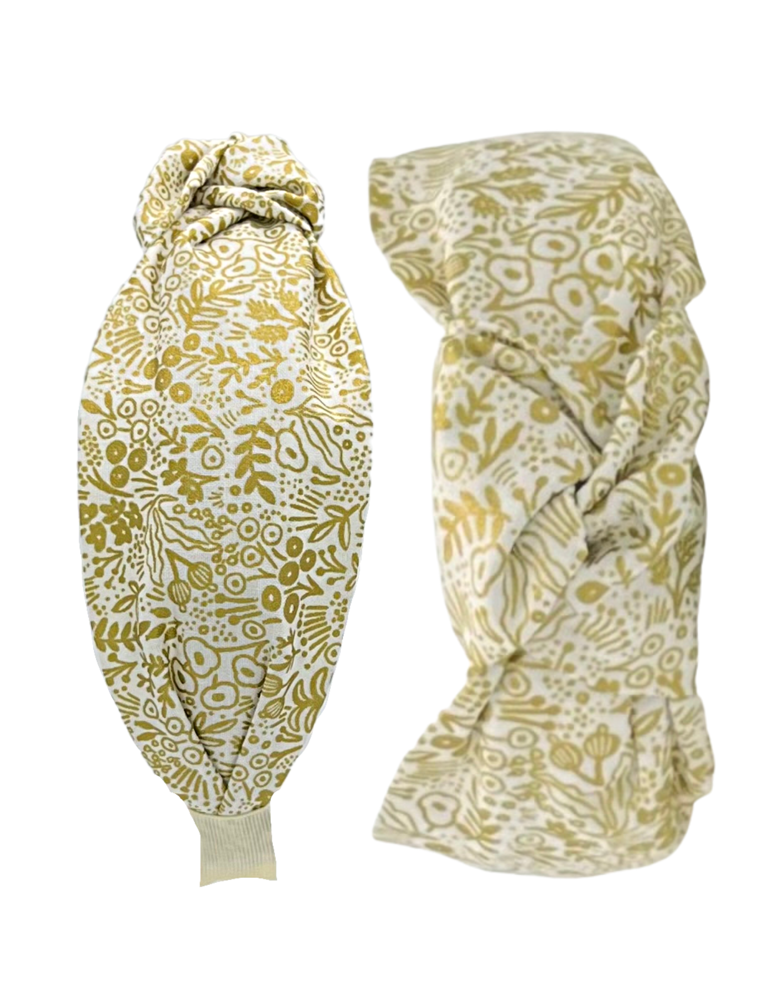 Gold & White Botanical 