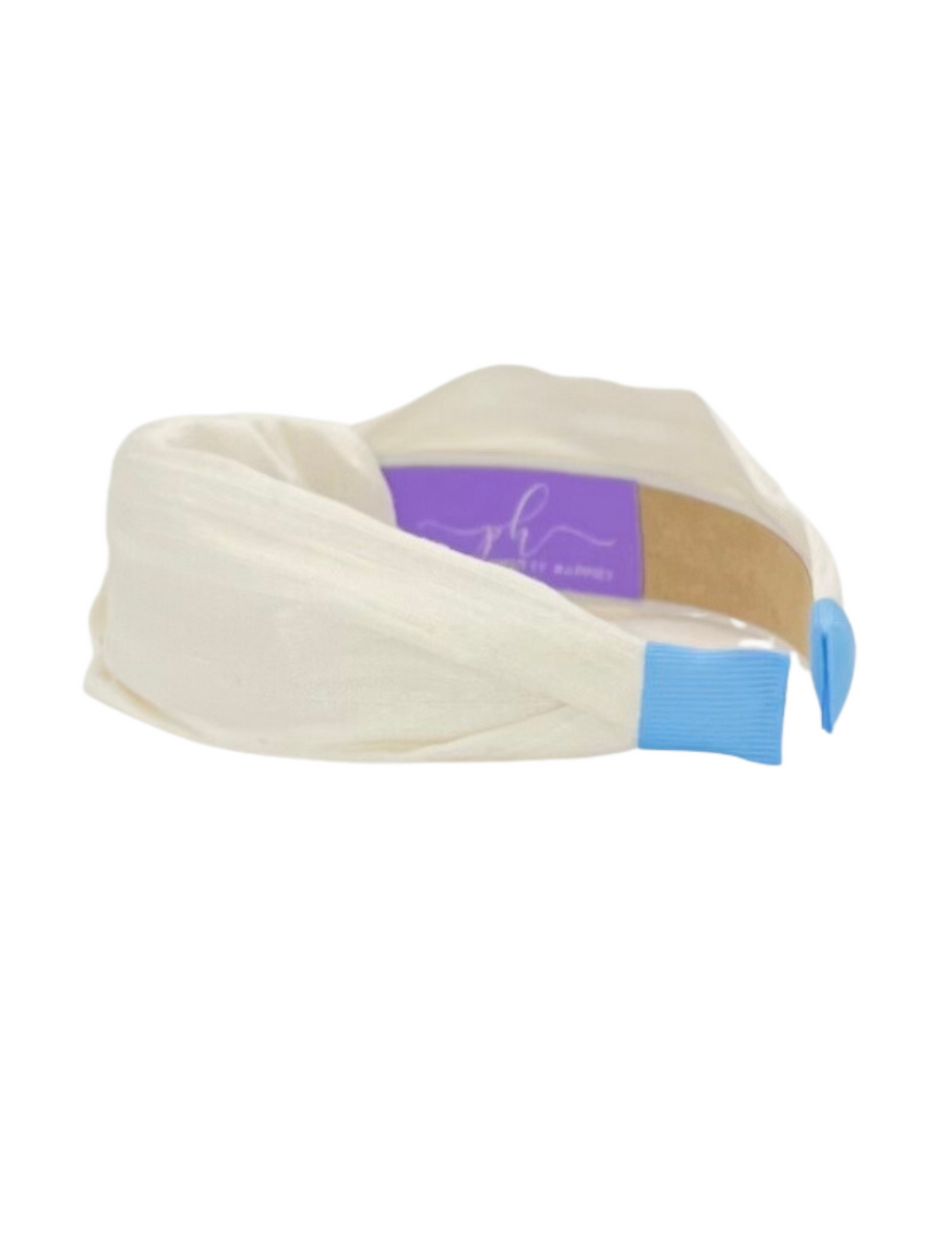 Thumbnail: Ivory Dupioni Silk Knot Headband