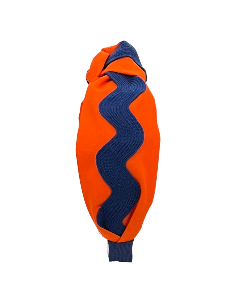 Thumbnail: Navy Ric Rac on Orange