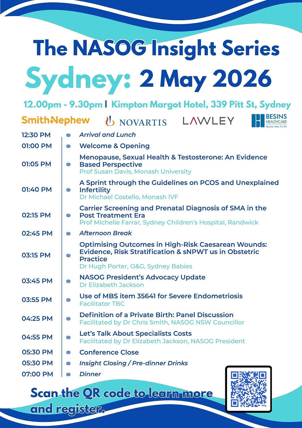 Program Update for Insight Series Sydney: Discussion on the Use of Item Number 35641