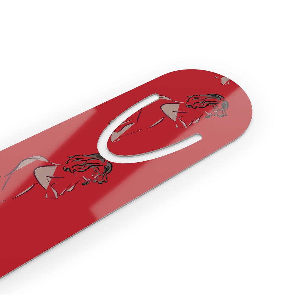 Thumbnail: Harlequin Metal Bookmark