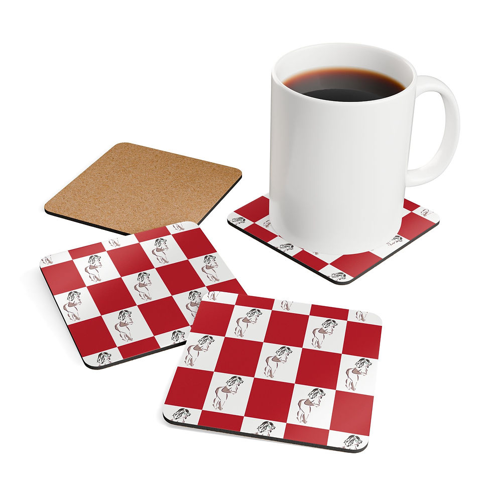 Thumbnail: Harlequin Corkwood Coaster Set