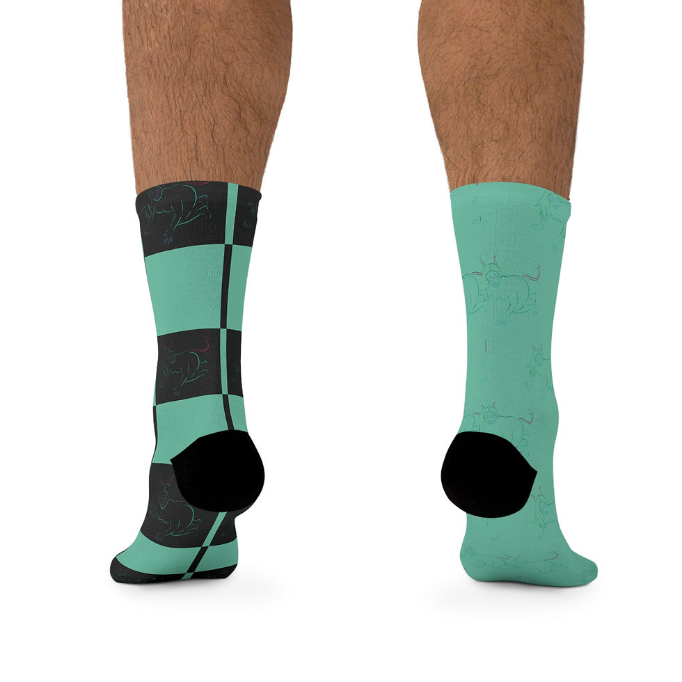 Thumbnail: JerseyQuinn Recycled Poly Socks