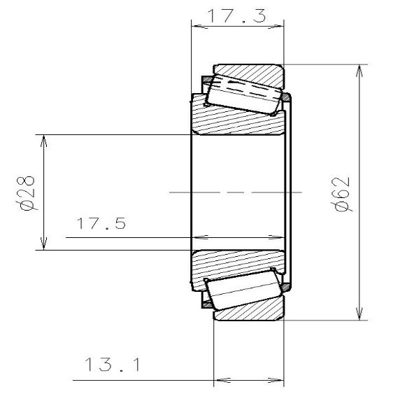 SNR M32 Endcase Upgrade > 2011 EC43082S01H206 28x62x17.5mm