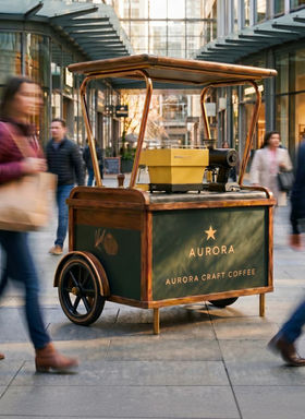 Carrito de cafe, barra movil B&Ö
