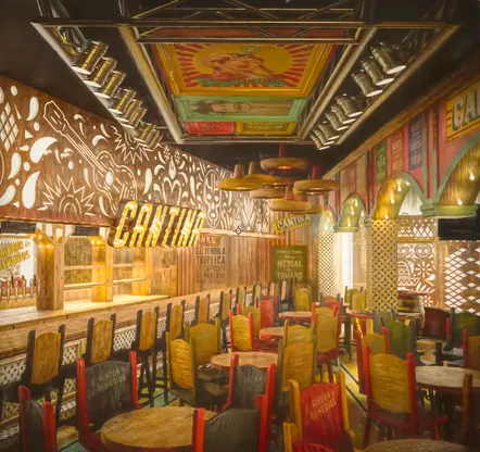 Diseño de cantinas pequeñas, Mexican bar design, Cantina design, Themed bar design, Mexican themed bars, Bar interior design, Industrial bar furniture, Bar lighting solutions, Mexican cantina decor, Modern bar design, Restaurant and bar design