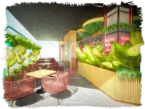 Cafeterías Modernas: Diseño Sostenible y Ecológico