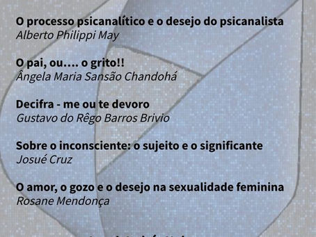 A clínica Psicanalítica: transferência e desejo (Itajaí - 2023) 
