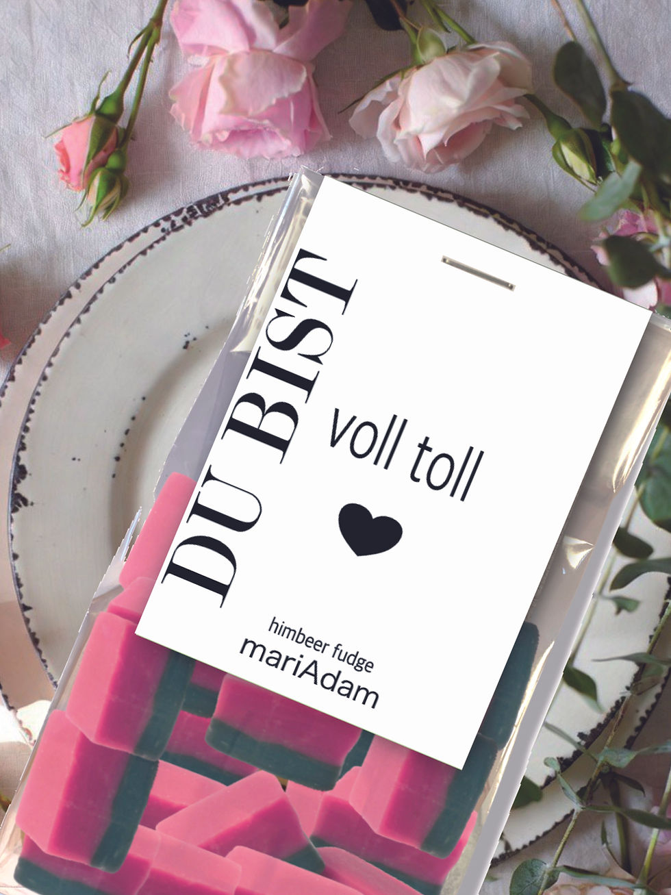 Miniaturbild: Himbeer-Lakritz Fudge 120g toll s/w 120g