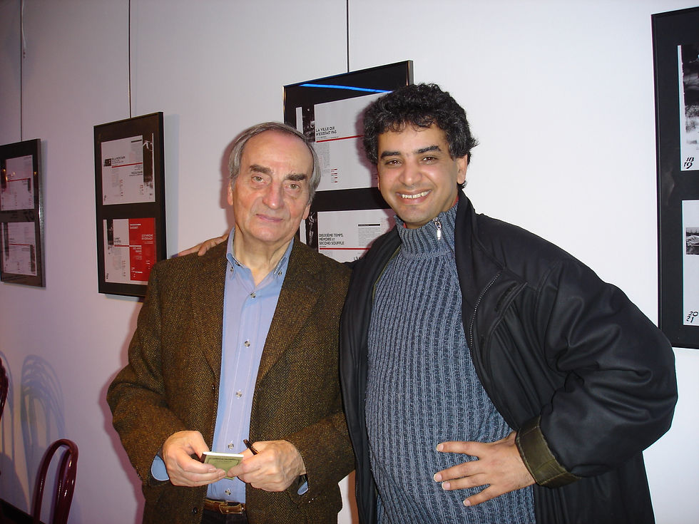 avec Charles Juliet, 2006