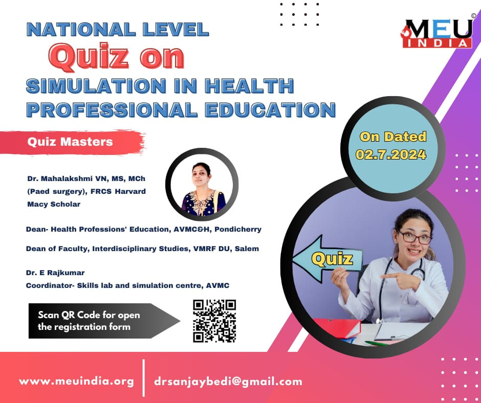 National Level Quiz on Simulation in Health Professional Education