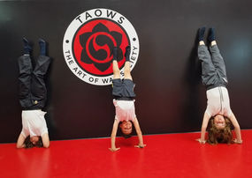 Nuestro grupo de los más pequeños, dando sus primeros pasos en el tatami de Taows Granada.