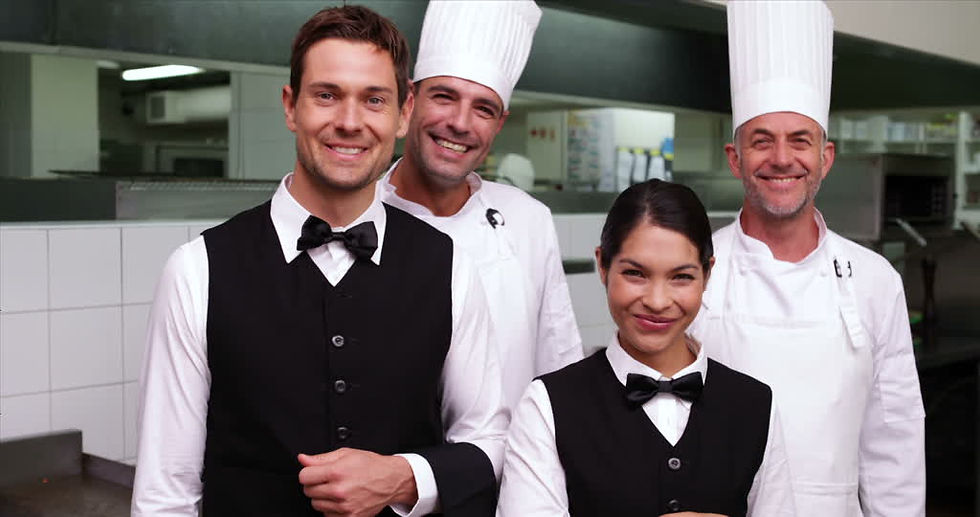 Service de serveurs et cuisiniers lo