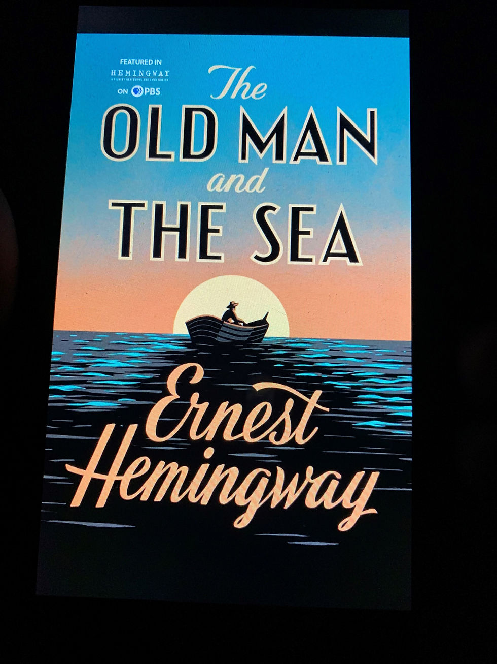 The Old Man and the Sea Kindle book cover