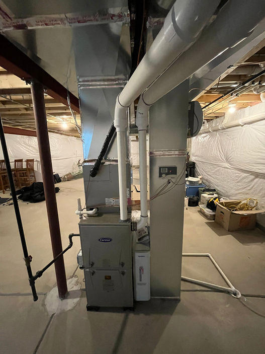 heating and cooling system for home