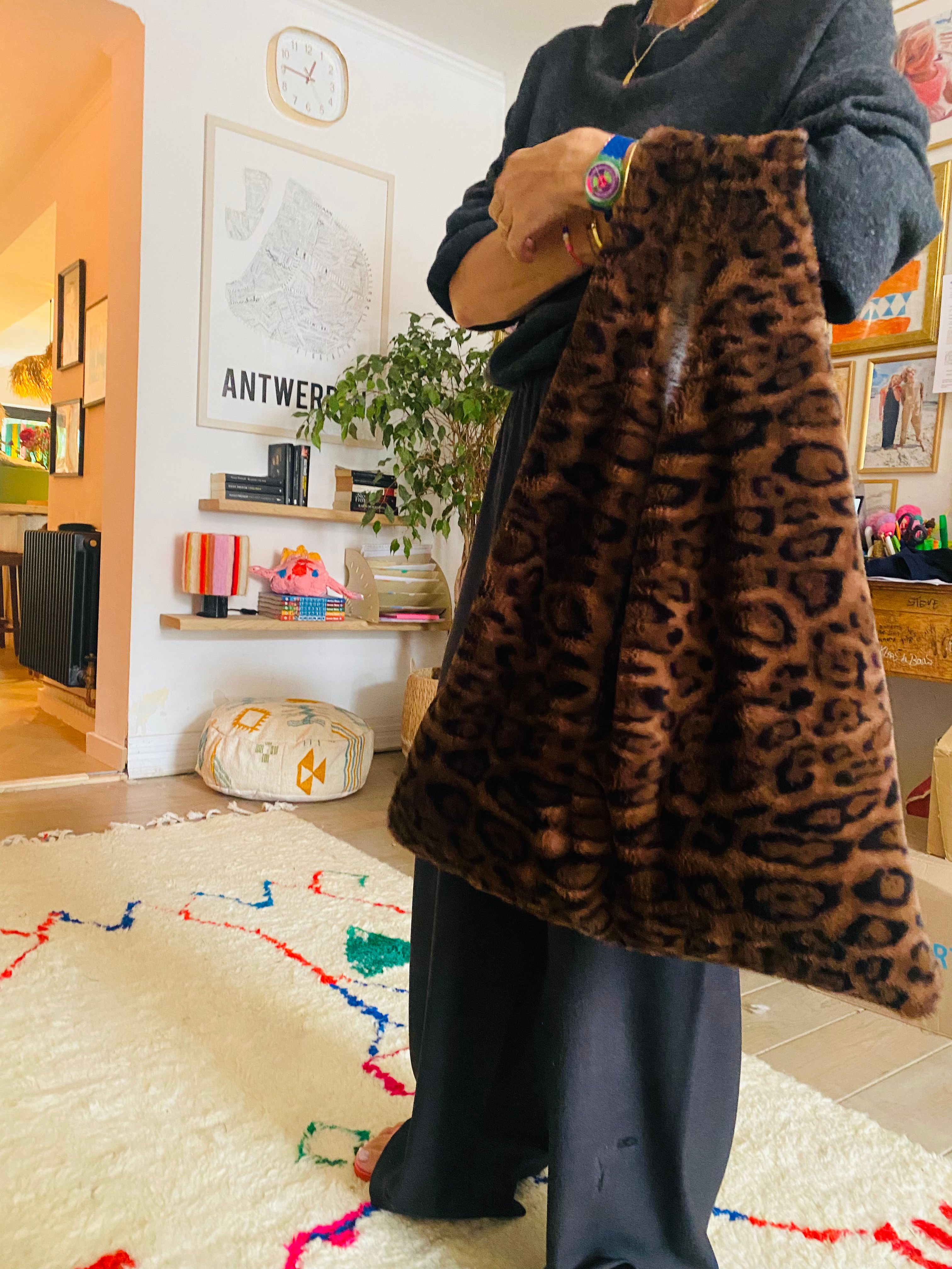 BIG Poli bag Faux fur