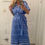 Thumbnail: Kiki long kimono dress Portugal fabrics