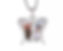 GIVE ME BUTTERFLIES PORTRAIT NECKLACE 
