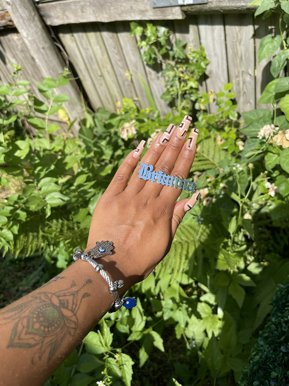 Thumbnail: CUSTOM UNISEX TWO-FINGER RING