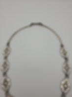 Thumbnail: Navajo Spirit Bear Necklace Sterling Silver Handmade Native American Artist 1980