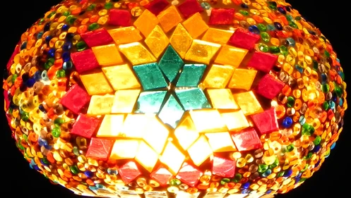 Mosaic Ceiling Lamp 5 Lights