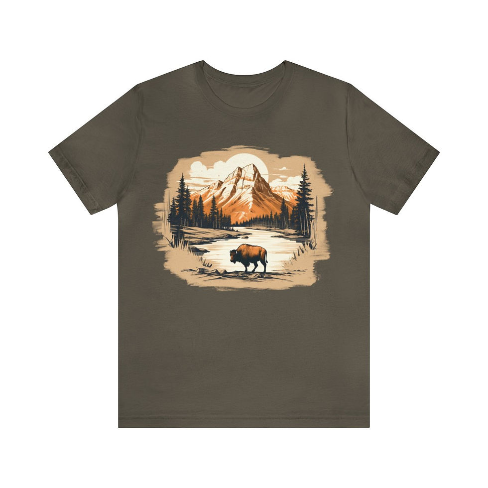 Thumbnail: Yellowstone Inspired Buffalo Unisex T-Shirt