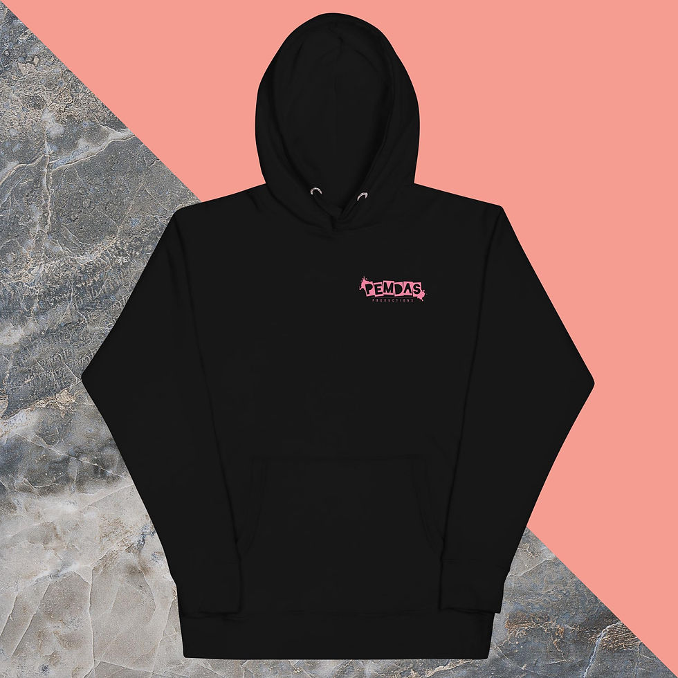 Exclusive Aunt Sally Pink Unisex Hoodie