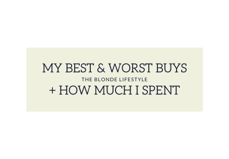 My Best and Worst Purchases of 2019 (+ How Much I Spent)