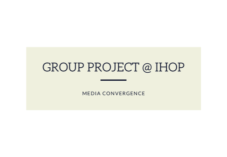 Group Experience Project at IHOP