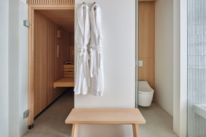 Spa and wellness bathroom
