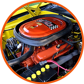 1970 340 6 pack engine stock