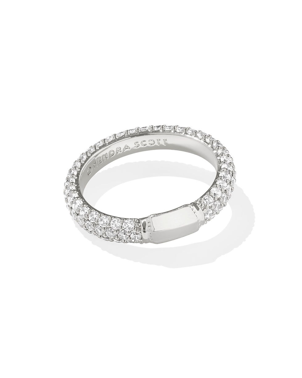 Kendra Scott Emery Silver Band Ring