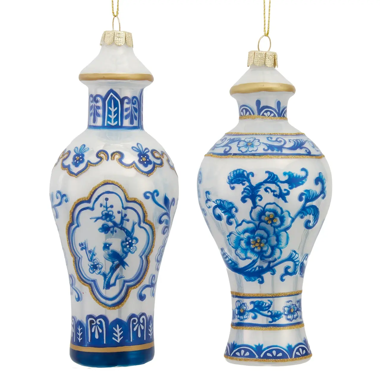 Blue & White Vase Ornament