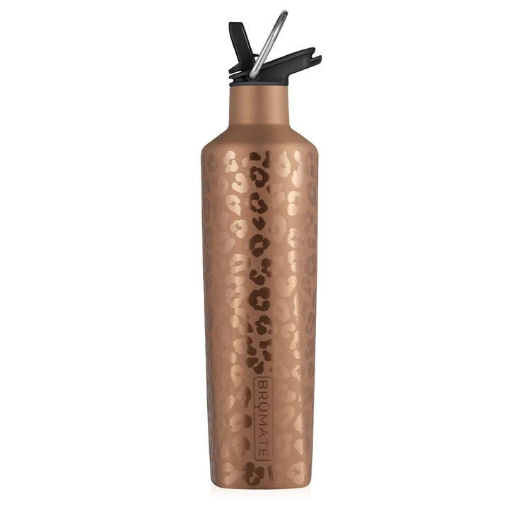 Brumate Gold Leopard Hydration Bottle