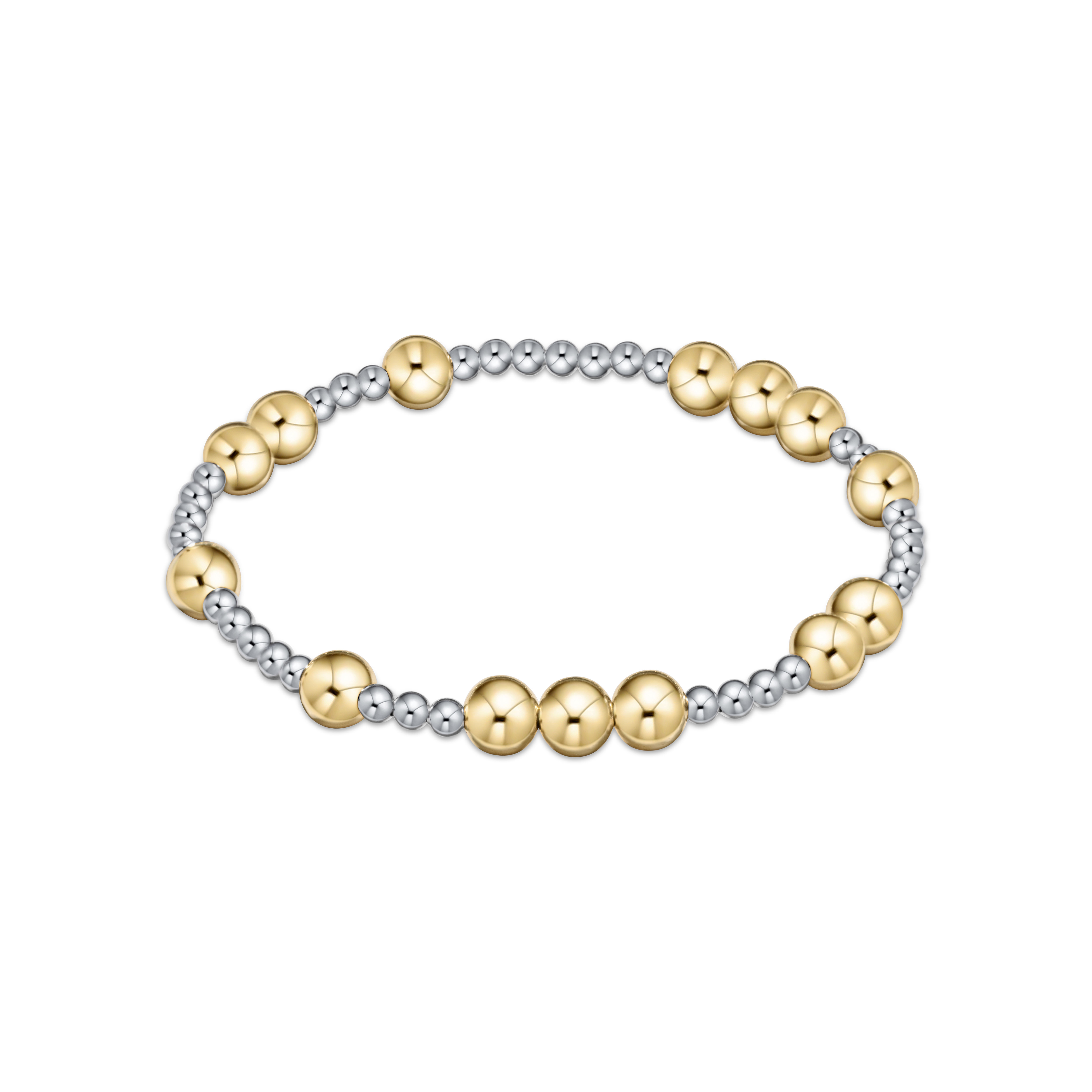 Hope Unwritten Bead Bracelet - Mixed Metal