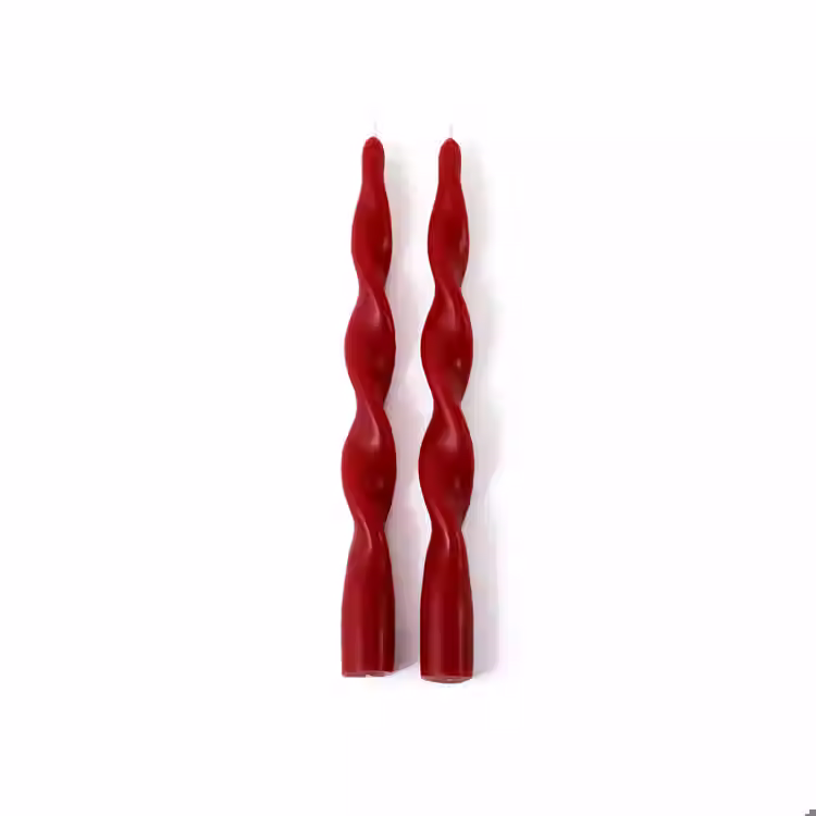 Thumbnail: Lumiere Twist Formal Taper Candles 10"